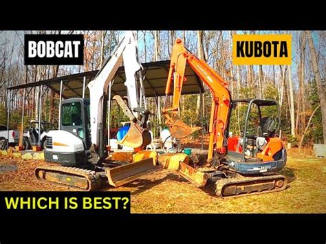 kubota vs. bobcat mini excavator|kubota vs bobcat compact tractor.